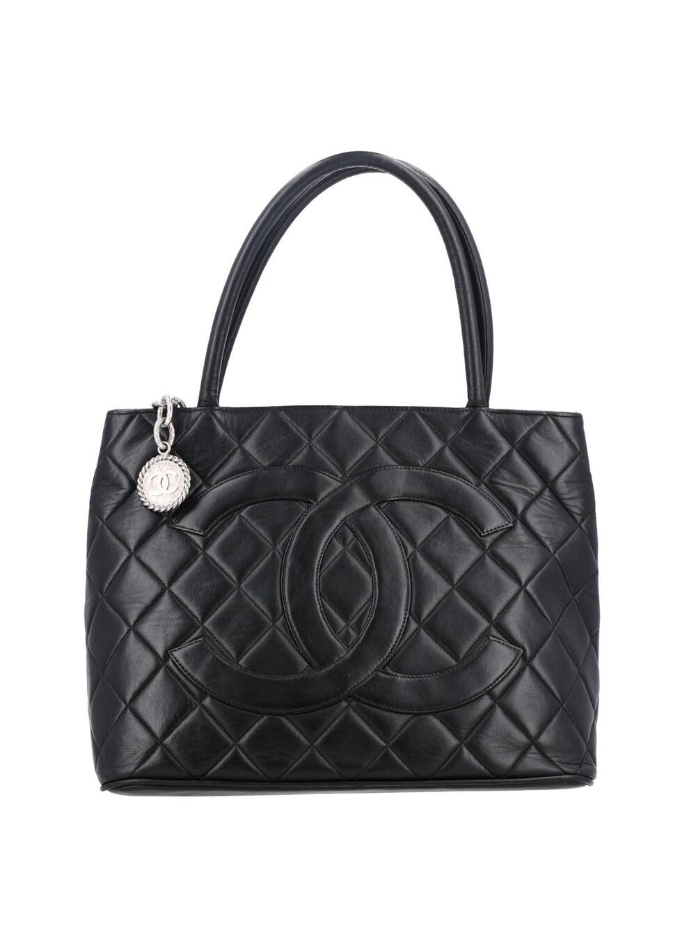 Chanel Lambskin Quilted Medallion Tote #341049C17B